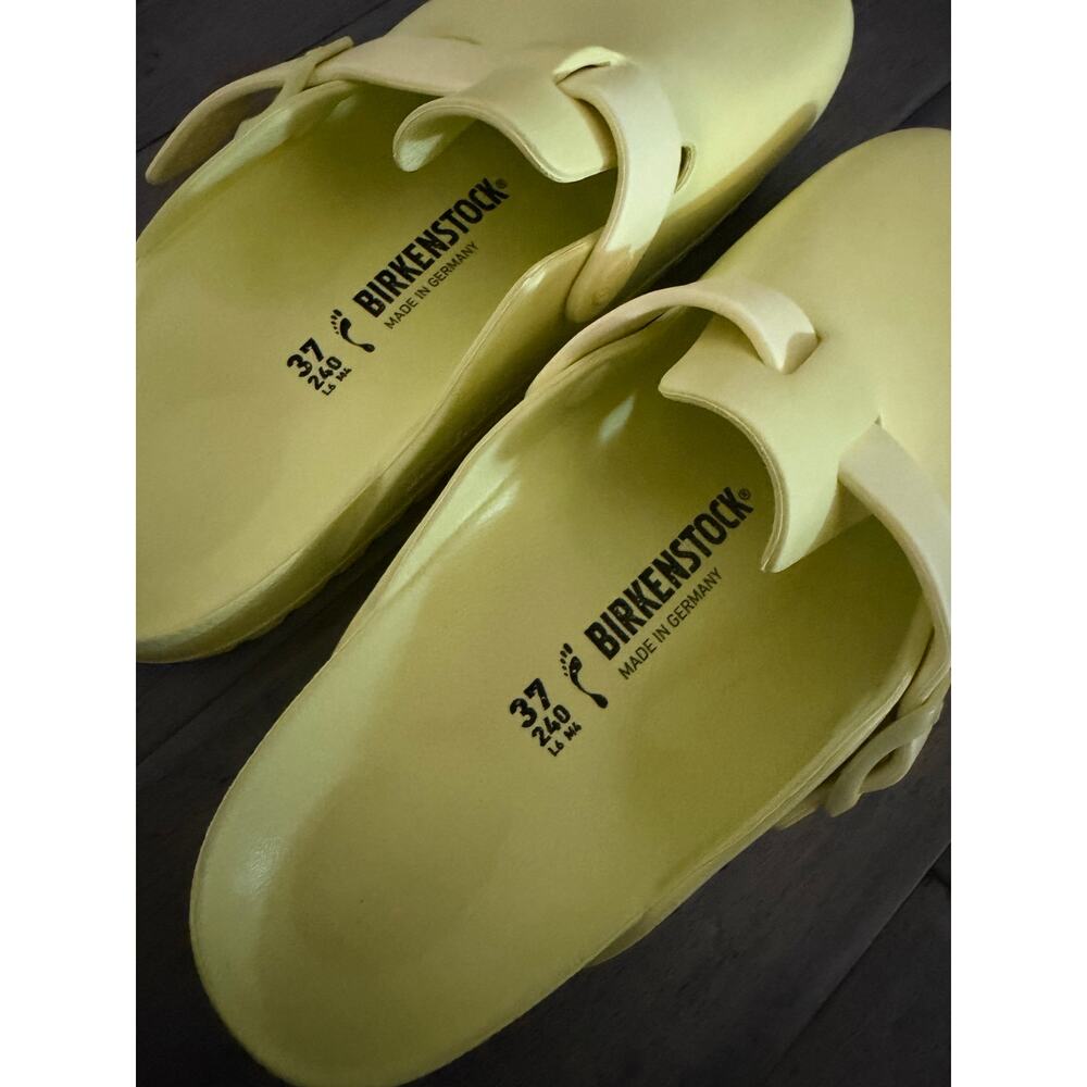 New Birkenstock Boston popcorn yellow clogs 37 - Picture 9 of 9